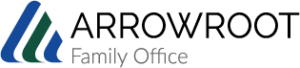 A black and white image of the family office logo.